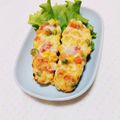 まあまま☆0403's cooksnap of when they made 味噌マヨで旨い♪なすピザ.