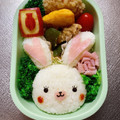 Chaaa_room's cooksnap of when they made ＊キャラ弁＊　うさぎのモフィ♥.