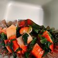 クックK0EAD7☆'s cooksnap of when they made カニカマとほうれん草のごまポン！.