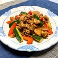 お料理ニャロメ's cooksnap of when they made 甘酢生姜と豚肉・きゅうりのピリ辛味噌炒め.