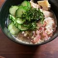 くんねちゅぷ's cooksnap of when they made 宮崎の郷土料理☆アジの干物で冷や汁！.