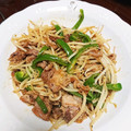 amjkao's cooksnap of when they made もやしと豚肉のカレー炒め♪.