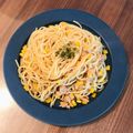 3yes's cooksnap of when they made 簡単！コーンとツナのスパゲティ.
