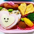 ゆゆ02's cooksnap of when they made 卵焼き♥ハート❤お弁当｡:°ஐ..♡*.
