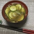 おはなすき's cooksnap of when they made ズッキーニとみょうがの味噌汁.