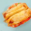 あゆまんま♪'s cooksnap of when they made ❁ウィンナーチーズの餃子の皮巻き❁.