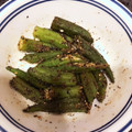 ねおみ's cooksnap of when they made めんつゆで簡単副菜☆オクラのごま和え.