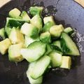 フランボワーズ415's cooksnap of when they made アボカドときゅうりのナムル～♪♪.