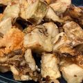 titr's cooksnap of when they made 茄子と鶏肩肉(鶏もも肉でも！)の揚げ出し.