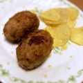 Sac’HiNa's cooksnap of when they made コクうま☆たたきまぐろのメンチカツ.