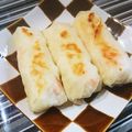 hana☆bi's cooksnap of when they made エビとはんぺんの 大葉春巻き.