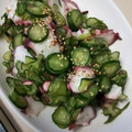 今市らぶ's cooksnap of when they made きゅうりとタコの爽やか酢の物.