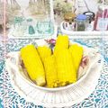 sakuraロゼット's cooksnap of when they made 塩味効く☆トウモロコシの美味しい茹で方.