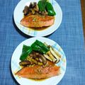 嵐の潤＆翔君ラブ❤️'s cooksnap of when they made 旬の鮭でムニエル『ガーリックバター醤油』.