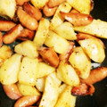 ぷっくりんご's cooksnap of when they made じゃがいもとウインナーのしょうゆ炒め☆.