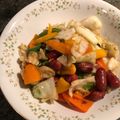 栗丸うさぎ's cooksnap of when they made 焼肉のタレでウインナーとキャベツ炒め.