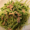 clover55's cooksnap of when they made 豆苗とツナの炒め物.