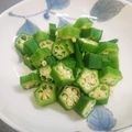 あたりめっこ's cooksnap of when they made ★レンジでチン！簡単オクラの冷凍保存♪.