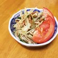 ＊ゆか＊07's cooksnap of when they made じゃこと水菜、エノキダケの梅ポン酢和え.