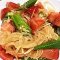 かつぞう☆'s cooksnap of when they made オクラとトマトのサッパリ☆胡麻おかか和え.