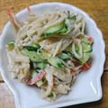 凪なぎ's cooksnap of when they made えのきときゅうりとカニかまのわさびマヨ.