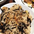 コアラとたぬき's cooksnap of when they made ひじきと生姜の炊き込みご飯.