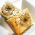 ♡miiiii♡'s cooksnap of when they made HMで☆バナナヨーグルトスクエアケーキ.