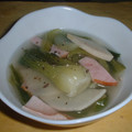Jock's cooksnap of when they made ちんげん菜とハムのトロトロ煮☆.
