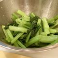 chou*'s cooksnap of when they made 5分で完成★常備菜★小松菜のナムル.
