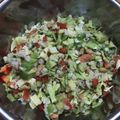はにわん、's cooksnap of when they made お腹いっぱい♡　 チョップドサラダ♪.