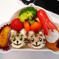 しじみごはん's cooksnap of when they made 園児キャラ弁 しまじろう.