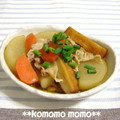 komomoもも's cooksnap of when they made おいし～大根と豚肉の煮物✿.