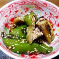 ＪＵＮちゃン's cooksnap of when they made めんつゆで！万願寺唐辛子と茄子の炒めもの.