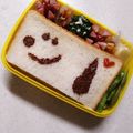 eiyoushi's cooksnap of when they made ＊キャラ弁＊　スヌーピーサンドイッチ★.