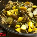 FUKUFUKU♪'s cooksnap of when they made ナスとズッキーニの辛味噌焼き.