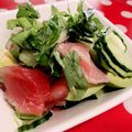 みっくママ's cooksnap of when they made オリーブ香まぐろとアボカドと胡瓜のサラダ.