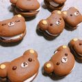 ぴんくの苺's cooksnap of when they made バレンタインに！リラックマのウーピーパイ.