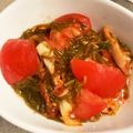 食いしん坊あー's cooksnap of when they made トマト・キムチ・めかぶ　混ぜるだけサラダ.