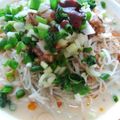 ＊い＊と＊'s cooksnap of when they made 鯖缶で簡単♬鯖そぼろの豆乳味噌そうめん.