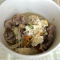 おっちむ＊'s cooksnap of when they made 辛★豚クッパ.