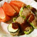 ＊実月＊'s cooksnap of when they made ズッキーニの洋風はさみ焼き.