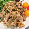 akiyuママ's cooksnap of when they made 収穫したピーマンで豚肉レンチン.