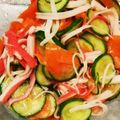ぷっくりんご's cooksnap of when they made 簡単☆きゅうりとカニかまの酢のもの.