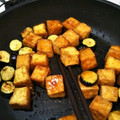 arakoshino's cooksnap of when they made 香ばしい香りが◎､厚揚げと茄子の照り焼き.