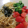 ノンシュガー610's cooksnap of when they made しらすとトマトの和風冷製パスタ.
