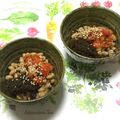 おはなすき's cooksnap of when they made トロトロ～もずくキムチ納豆.