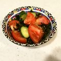 nana_tenjo's cooksnap of when they made トマトとキュウリとワカメの中華サラダ.