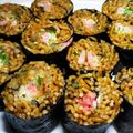 ゆずこゆず's cooksnap of when they made お弁当のおかずに♪焼そば海苔巻き.