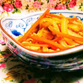yangpa's cooksnap of when they made 大根と鶏そぼろの甘辛炒め！.