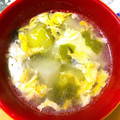 夕飯は６時です's cooksnap of when they made 冬瓜(とわかめ)の中華スープ.